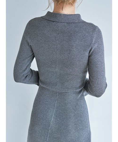 Sustainableスキッパーニットワンピース（ワンピース）｜SNIDEL