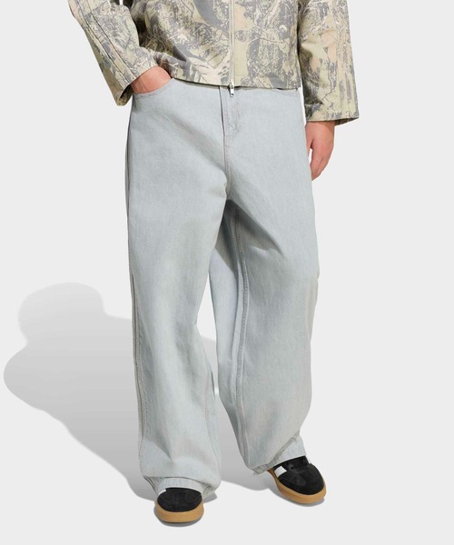 adidas（アディダス）の「90s オルタナティブ スポーツ ワイドレッグ スケーター ジーンズ / アディダスオリジナルス adidas Originals（その他パンツ・メンズ・ブルー・34inch/33inch/28inch/29inch/30inch/31inch/32inch/35inch/36inch/37inch/38inch）」の8枚目の写真