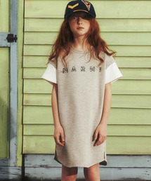 MARNI（マルニ）の「MARNI(マルニ)Kids & Junior ブランドロゴ半袖ワンピース（ワンピース）」