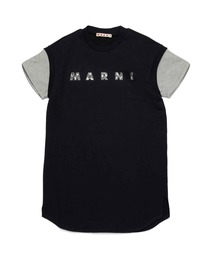 MARNI（マルニ）の「MARNI(マルニ)Kids & Junior ブランドロゴ半袖ワンピース（ワンピース）」