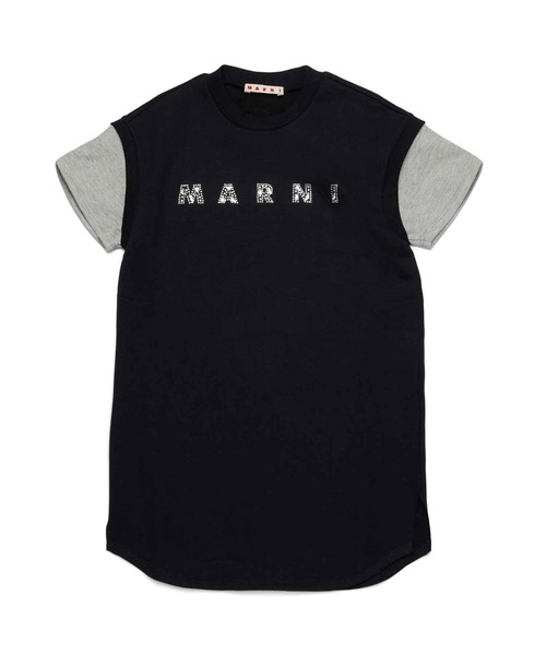 MARNI(マルニ)Kids & Junior ブランドロゴ半袖ワンピース（ワンピース