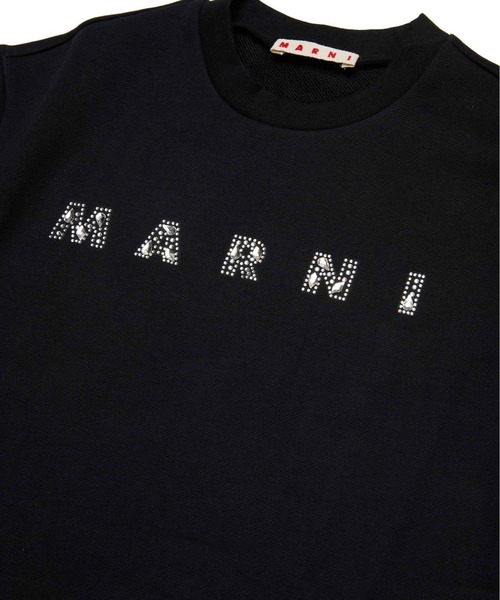 MARNI(マルニ)Kids & Junior ブランドロゴ半袖ワンピース（ワンピース