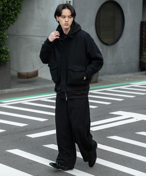 SENSE OF PLACE by URBAN RESEARCH（センスオブプレイスバイアーバンリサーチ）の「『UR TECH』カットメルトンブルゾン（ブルゾン・メンズ・カーキ/ブラック/ブラウン・LARGE/MEDIUM）」の14枚目の写真