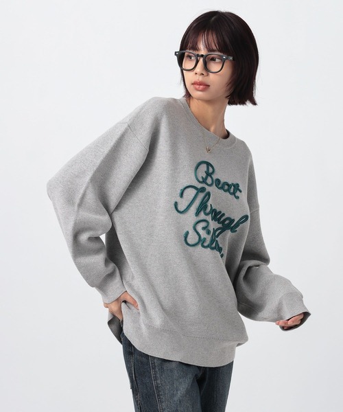 PAGEBOY(ページボーイ)の「ロープロゴニットプルオーバー(Tシャツ/カットソー・レディース・オフホワイト/ブラック/グレー・FREE)」の19枚目の写真