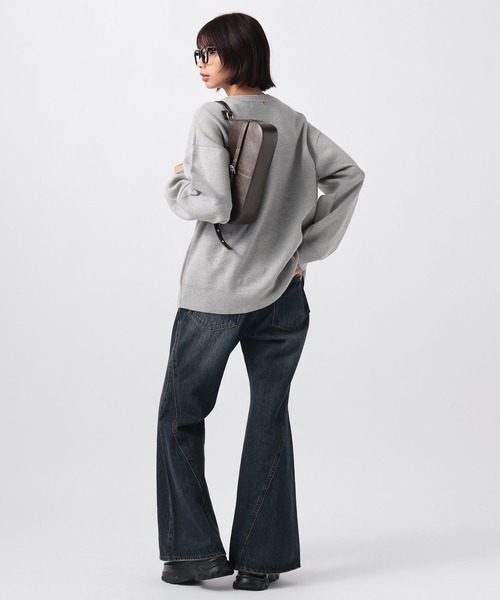 PAGEBOY(ページボーイ)の「ロープロゴニットプルオーバー(Tシャツ/カットソー・レディース・オフホワイト/ブラック/グレー・FREE)」の16枚目の写真