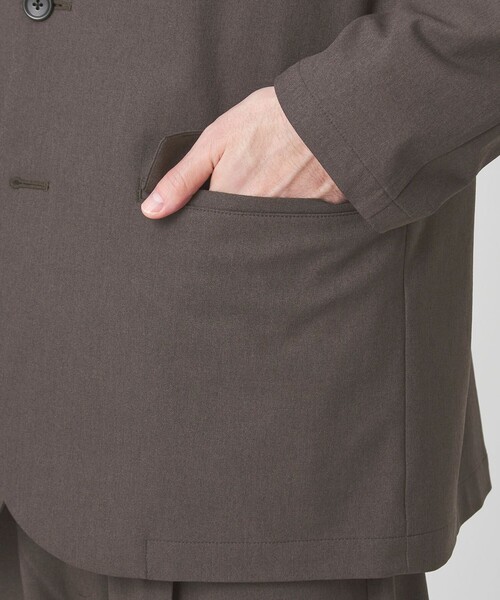 green label relaxing（グリーンレーベルリラクシング）の「FREELITCH カジュアル 2B ジャケット -2WAYストレッチ・吸水速乾-（テーラードジャケット・メンズ・コバルトブルー/ダークブラウン/ブラック・XL/L/M/S）」の10枚目の写真