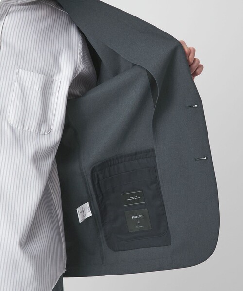 green label relaxing（グリーンレーベルリラクシング）の「FREELITCH カジュアル 2B ジャケット -2WAYストレッチ・吸水速乾-（テーラードジャケット・メンズ・コバルトブルー/ダークブラウン/ブラック・XL/L/M/S）」の17枚目の写真