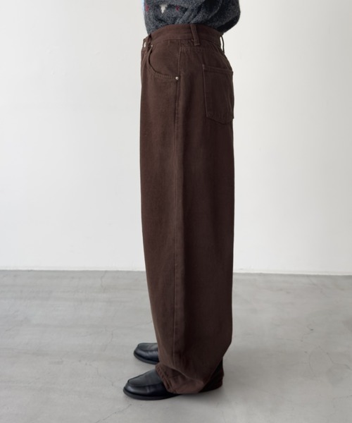 CANAL JEAN（キャナルジーン）の「El mar　裏起毛カーブパンツ（その他パンツ・レディース・ブラウン・SMALL/MEDIUM）」の7枚目の写真