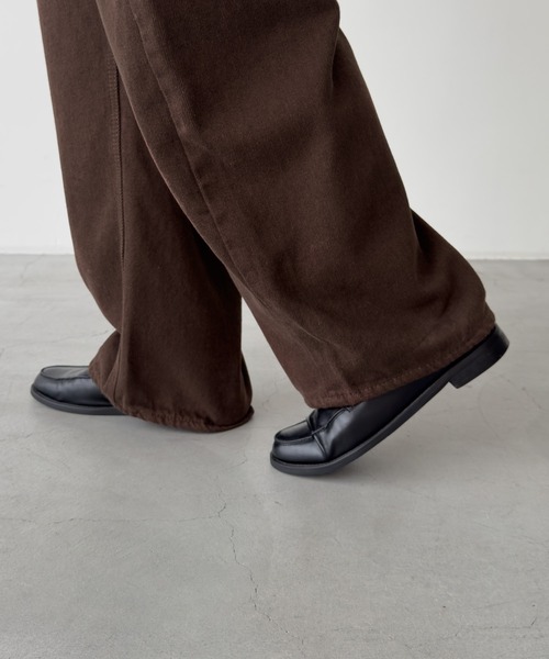 CANAL JEAN（キャナルジーン）の「El mar　裏起毛カーブパンツ（その他パンツ・レディース・ブラウン・SMALL/MEDIUM）」の11枚目の写真