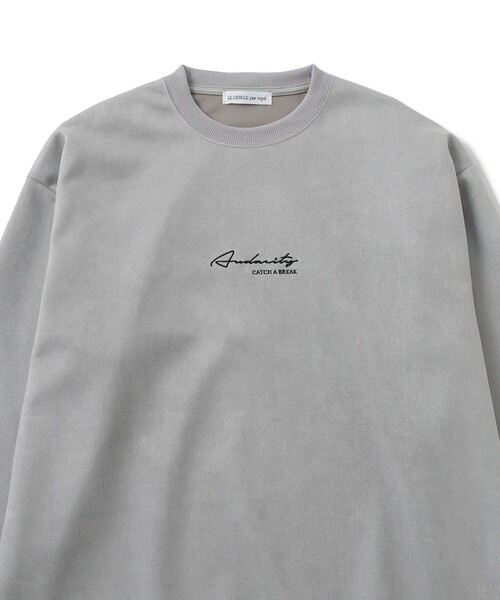 le cercle ADAM ET ROPE'（ルセルクルアダムエロペ）の「2ポイントモイストタッチプルオーバー（Tシャツ/カットソー・メンズ・チャコールグレー/ライトグレー/ベージュ・L/LL/M）」の5枚目の写真