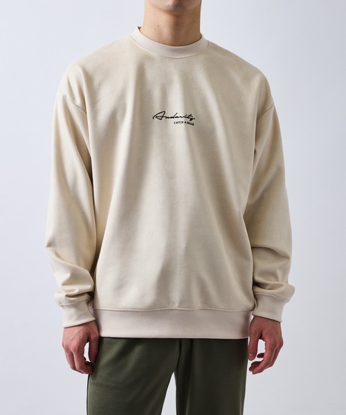 le cercle ADAM ET ROPE'（ルセルクルアダムエロペ）の「2ポイントモイストタッチプルオーバー（Tシャツ/カットソー・メンズ・チャコールグレー/ライトグレー/ベージュ・L/LL/M）」の2枚目の写真