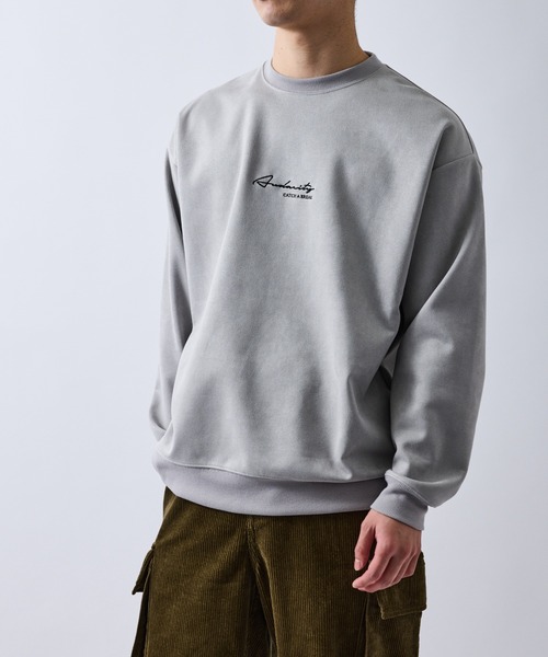 le cercle ADAM ET ROPE'（ルセルクルアダムエロペ）の「2ポイントモイストタッチプルオーバー（Tシャツ/カットソー・メンズ・チャコールグレー/ライトグレー/ベージュ・L/LL/M）」の19枚目の写真