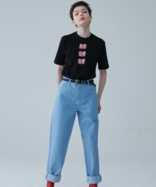 MIMICAWE(ミミカウィ)の「MM 239 デニムパンツ/ライトブルー(デニムパンツ・レディース・その他・LARGE/MEDIUM/SMALL)」の1枚目の写真
