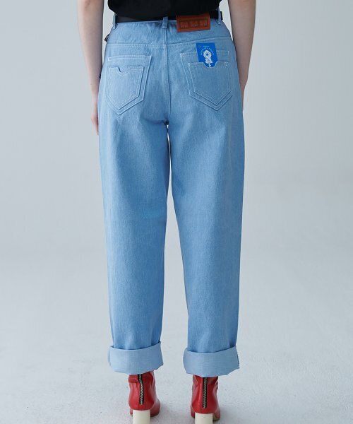 MIMICAWE(ミミカウィ)の「MM 239 デニムパンツ/ライトブルー(デニムパンツ・レディース・その他・LARGE/MEDIUM/SMALL)」の3枚目の写真