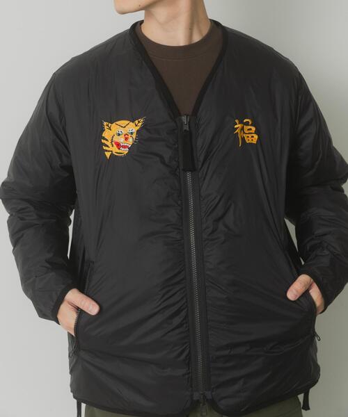 TAION(タイオン)の「TAION Reversible VIETJAN Down Jacket(ダウンジャケット/コート・メンズ・カモフラージュ/ブラック・X-LARGE/LARGE/MEDIUM)」の4枚目の写真