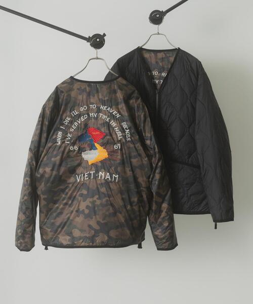 TAION(タイオン)の「TAION Reversible VIETJAN Down Jacket(ダウンジャケット/コート・メンズ・カモフラージュ/ブラック・X-LARGE/LARGE/MEDIUM)」の20枚目の写真
