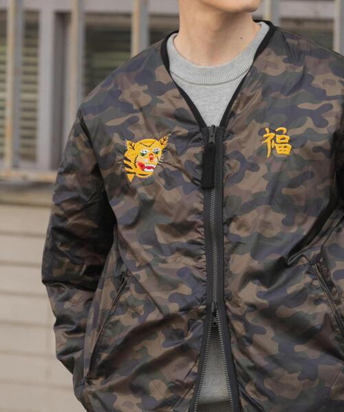 TAION(タイオン)の「TAION Reversible VIETJAN Down Jacket(ダウンジャケット/コート・メンズ・カモフラージュ/ブラック・X-LARGE/LARGE/MEDIUM)」の21枚目の写真