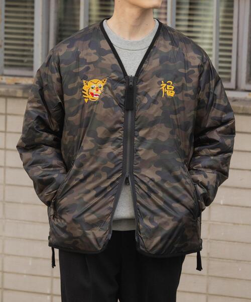 TAION(タイオン)の「TAION Reversible VIETJAN Down Jacket(ダウンジャケット/コート・メンズ・カモフラージュ/ブラック・X-LARGE/LARGE/MEDIUM)」の22枚目の写真