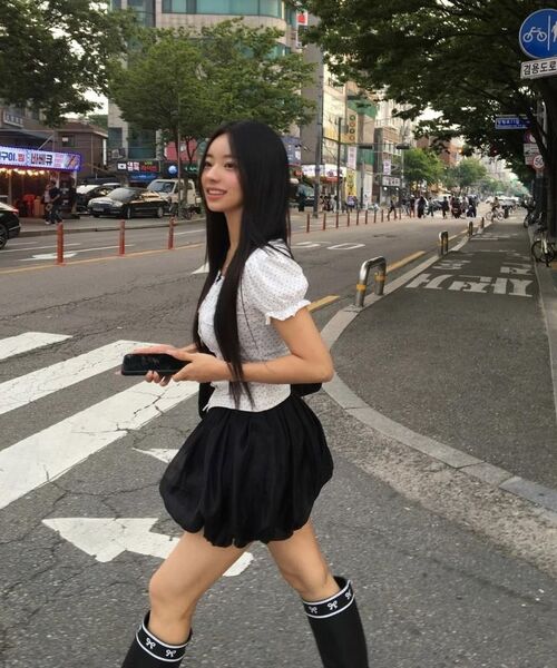 FORRR（フォルンルン）の「Lace Ribbon Rainboots - Black（レインシューズ・レディース・ブラック・23cm/24cm/25cm）」の11枚目の写真