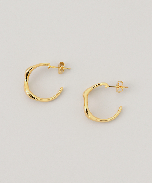 PHILIPPE AUDIBERT（フィリップ オーディベール）の「【PHILIPPE AUDIBERT】Elrose earring brass g（ピアス（両耳用）・レディース・ゴールド・FREE）」の4枚目の写真