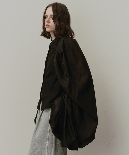 LA BELLE ETUDE（ラベルエチュード）の「WING SLEEVE BLⅡ（シャツ/ブラウス・レディース・ブラック/ホワイト・FREE）」の10枚目の写真