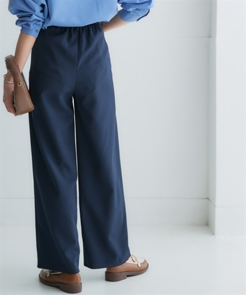 nissen（ニッセン）の「【花粉がつきにくい】ストレートパンツ＜大きいサイズ有＞（その他パンツ・レディース・ライトベージュ/ブラック/ネイビー・S/M/L/LL/3L）」の15枚目の写真