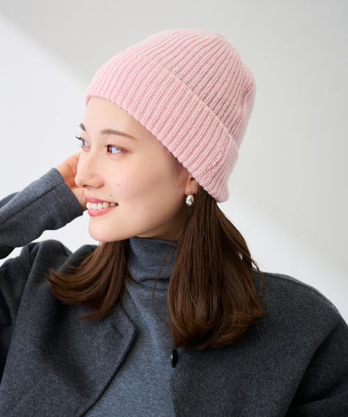 FRAMeWORK（フレームワーク）の「HIGHLAND2000 cashmere bob キャップ（キャップ・レディース・バーガンディー/レッド/イエロー/オレンジ/グレー/ブラック・FREE）」の5枚目の写真