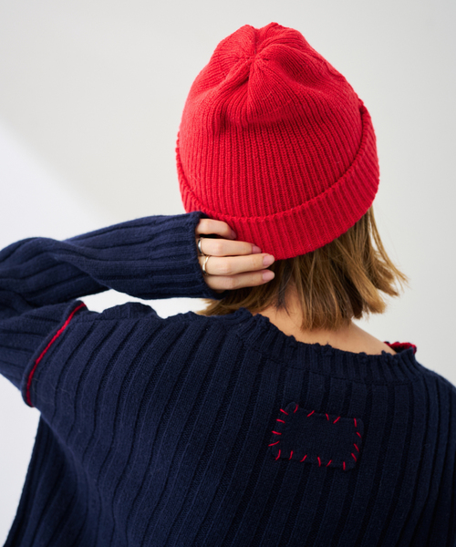 FRAMeWORK（フレームワーク）の「HIGHLAND2000 cashmere bob キャップ（キャップ・レディース・バーガンディー/レッド/イエロー/オレンジ/グレー/ブラック・FREE）」の4枚目の写真