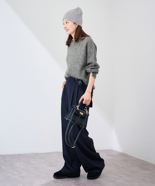 FRAMeWORK（フレームワーク）の「HIGHLAND2000 cashmere bob キャップ（キャップ・レディース・バーガンディー/レッド/イエロー/オレンジ/グレー/ブラック・FREE）」の9枚目の写真