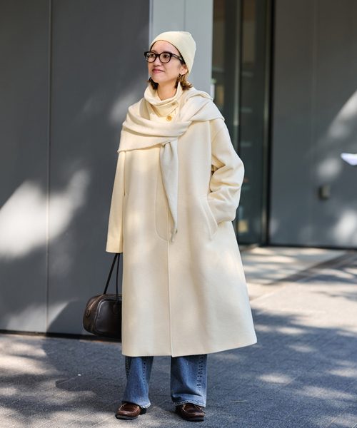 FRAMeWORK（フレームワーク）の「HIGHLAND2000 cashmere bob キャップ（キャップ・レディース・バーガンディー/レッド/イエロー/オレンジ/グレー/ブラック・FREE）」の13枚目の写真