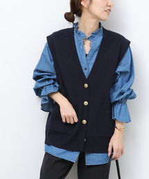 JOURNAL STANDARD relume | コットンカシミヤミックスダブルニットベスト(ベスト)
