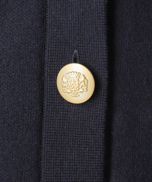 JOURNAL STANDARD relume（ジャーナルスタンダード　レリューム）の「コットンカシミヤミックスダブルニットベスト（ベスト・レディース・ライトグレー/ネイビー・FREE）」の6枚目の写真