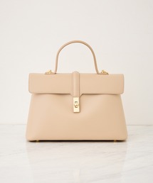 VIS（ビス）の「【新色追加】【軽量】ひねり金具ワンハンドルバッグ/2WAY（ハンドバッグ）」