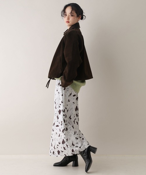 RAGEBLUE(レイジブルー)の「スウェードショートブルゾン(ブルゾン・レディース・ブラウン/ブラック・FREE)」の15枚目の写真