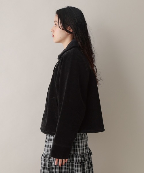 RAGEBLUE(レイジブルー)の「スウェードショートブルゾン(ブルゾン・レディース・ブラウン/ブラック・FREE)」の18枚目の写真