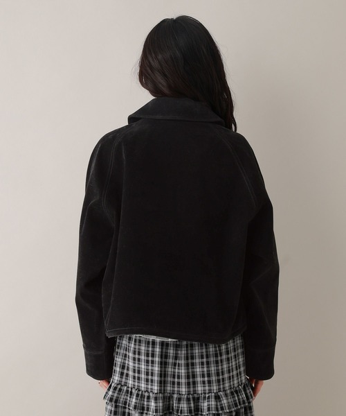 RAGEBLUE(レイジブルー)の「スウェードショートブルゾン(ブルゾン・レディース・ブラウン/ブラック・FREE)」の19枚目の写真