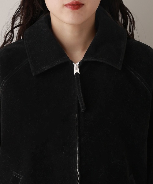 RAGEBLUE(レイジブルー)の「スウェードショートブルゾン(ブルゾン・レディース・ブラウン/ブラック・FREE)」の20枚目の写真