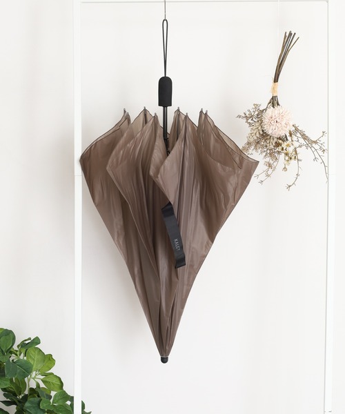 Amvel（アンベル）の「KALCT（カルクト）（長傘・メンズ・チェリーピンク/グレー/ブラック/ライトブルー/オリーブ/グレイッシュベージュ/ラベンダー/コバルトブルー/マスタード/ネイビー・58cm）」の3枚目の写真