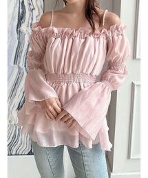 RESEXXY | ボリュームギャザーオフショルブラウス(シャツ/ブラウス)