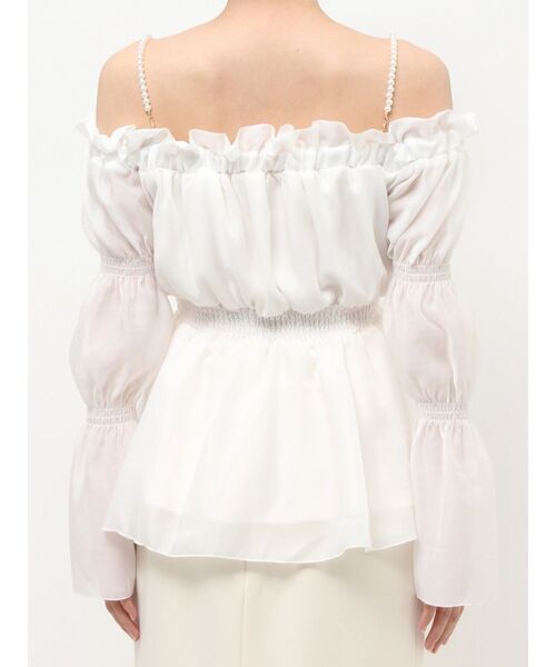 RESEXXY（リゼクシー）の「ボリュームギャザーオフショルブラウス（シャツ/ブラウス・レディース・ホワイト/ピンク/ブラック・FREE）」の18枚目の写真