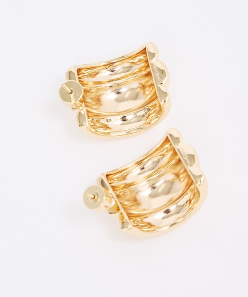 Rouge vif（ルージュヴィフ）の「【LILI CLASPE/リリクラスプ】ELSA SHIELD EARRINGS シールドピアス（ピアス（両耳用）・レディース・ゴールド・フリー）」の12枚目の写真