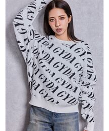 GYDA | GYDA SLANT PATTERNニットトップス(ニット/セーター)