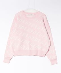 GYDA SLANT PATTERNニットトップス
