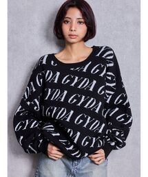 GYDA | GYDA SLANT PATTERNニットトップス(ニット/セーター)