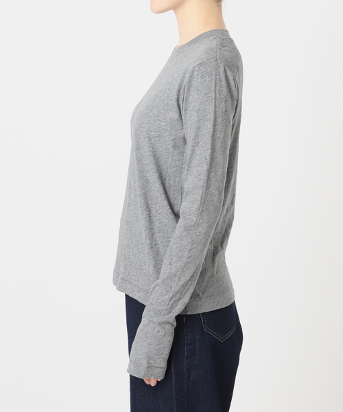 OUTDOOR PRODUCTS（アウトドアプロダクツ）の「追加 ハイツイストジャージークルーネックコンパクトロンTEE（Tシャツ/カットソー・レディース・ホワイト/ブラック/グレー・FREE）」の22枚目の写真
