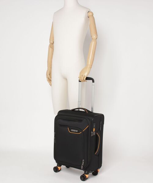 AMERICAN TOURISTER(アメリカンツーリスター)の「アメリカンツーリスター APPLITE 4 ECO スピナー55/20 エキスパンダーTSA ブラック/マスタード(スーツケース/キャリーバッグ・メンズ・ブラック系その他・S)」の10枚目の写真