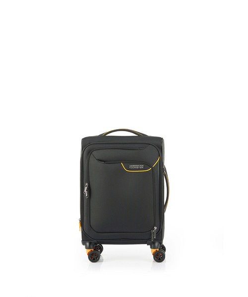 AMERICAN TOURISTER(アメリカンツーリスター)の「アメリカンツーリスター APPLITE 4 ECO スピナー55/20 エキスパンダーTSA ブラック/マスタード(スーツケース/キャリーバッグ・メンズ・ブラック系その他・S)」の2枚目の写真
