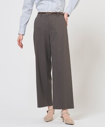 【人気素材・セットアップ対応】セルロースリネンストレッチ セミワイド パンツ
