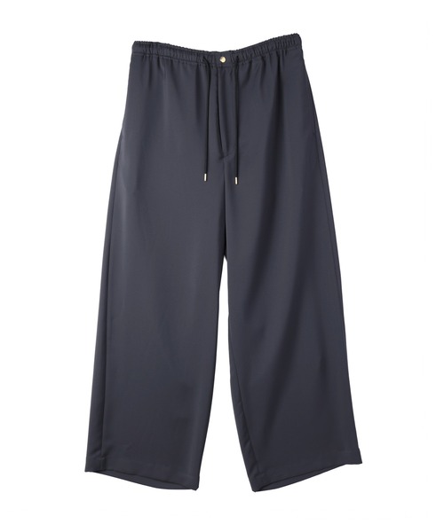 CULLNI(クルニ)の「Airy Cloth Extra Wide Drawstring Pant(スラックス・メンズ・ネイビー/ベージュ/チャコール/ブラック・2/1/0)」の17枚目の写真