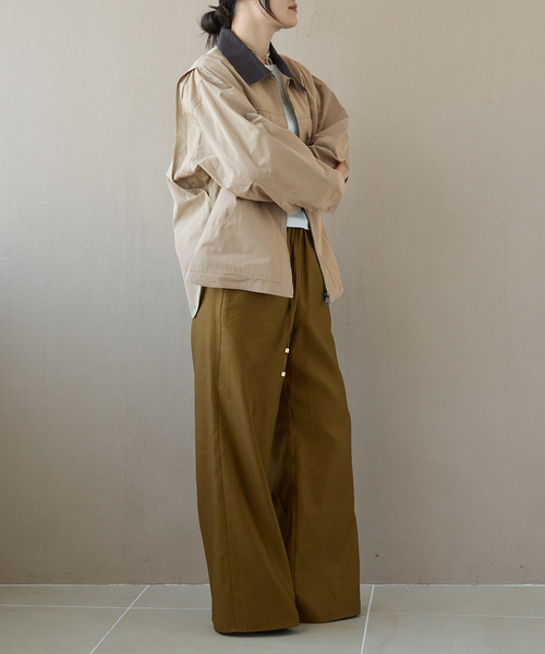 IENA LA BOUCLE（イエナラブークル）の「IENA LA BOUCLE ライトワークブルゾン（その他アウター・レディース・ベージュ・FREE）」の13枚目の写真